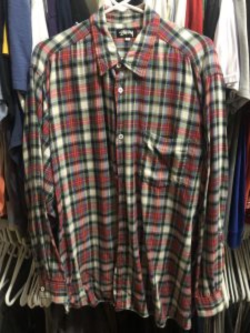 Stussy Long Sleeve Plaid Button Down