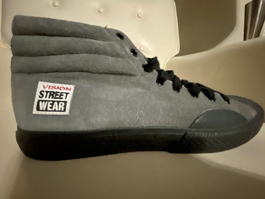 VISION STREET WEAR SUEDE HI CHARCOAL