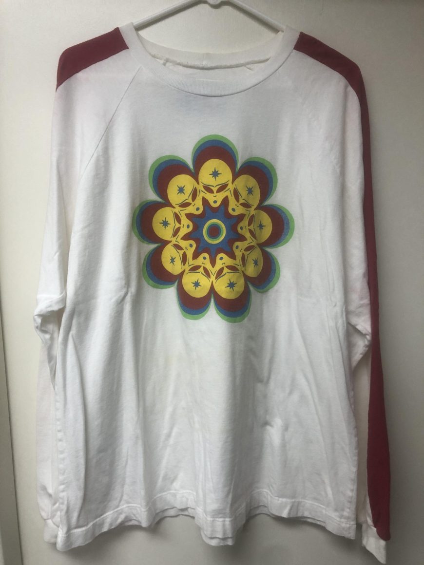Mondorama Alien Fractal Striped Long Sleeve Tee