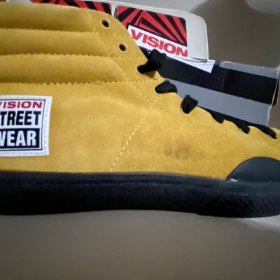 VISION STREET WEAR SUEDE HI MUSTARD