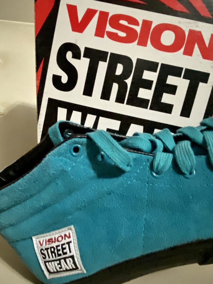 VISION STREET WEAR SUEDE HI TURQUOISE