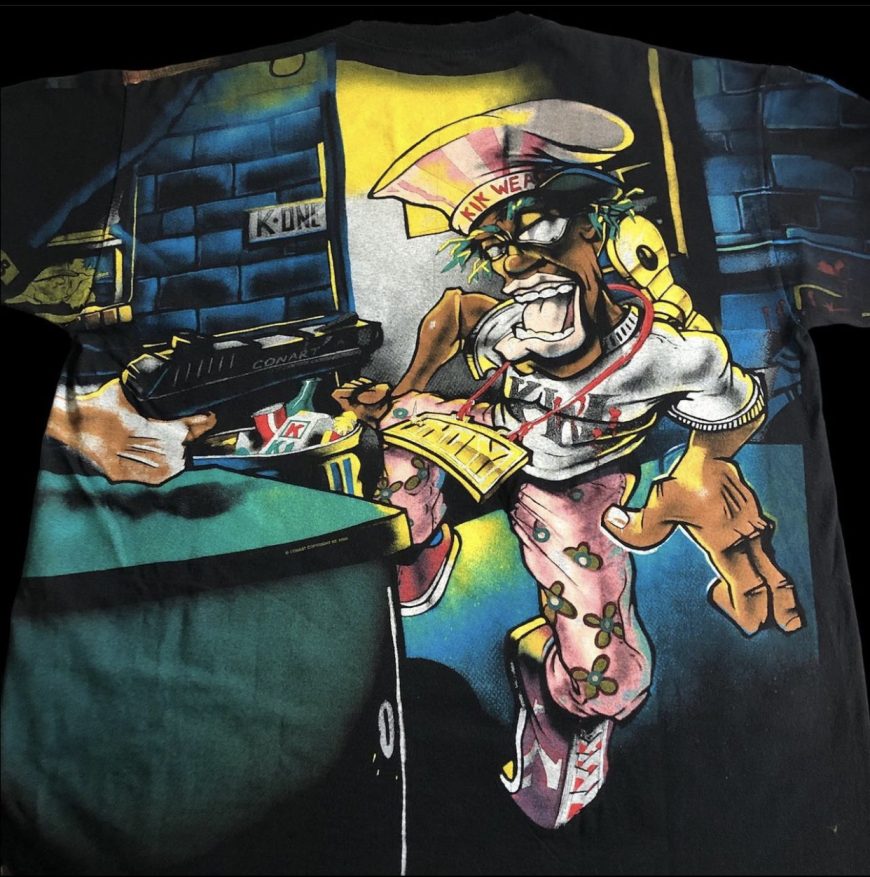 Conart “KIK Diss” Shirt by KATCH 1993’ (Back Side)