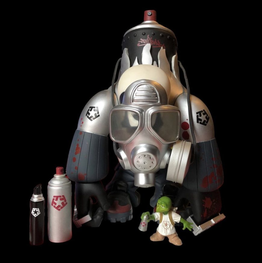 Tribal Gear Vinyl Figures By MARKA27 and ABEL