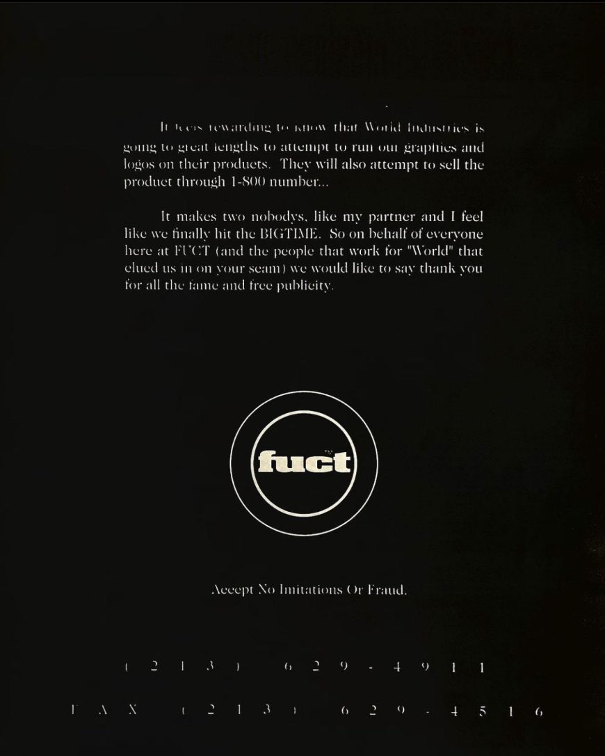 Fuct Ad