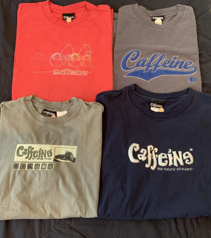 90s Caffeine T-shirts