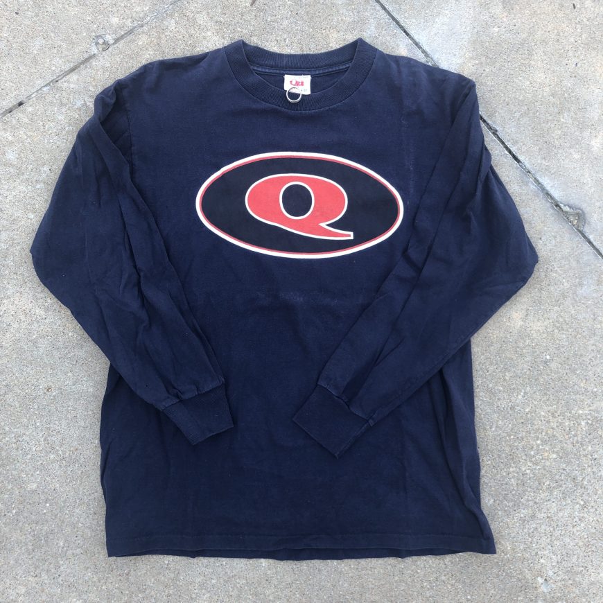 Q-Ambient Q Logo Long Sleeve T-Shirt – Dark Blue