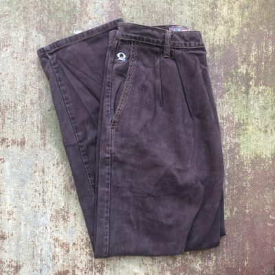 Q-Ambient Chocolate Brown Baggy Skate Pants