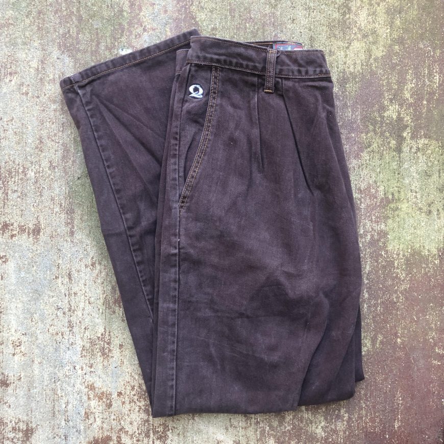 Q-Ambient Chocolate Brown Baggy Skate Pants