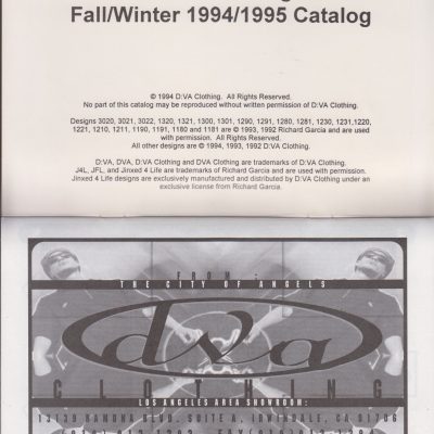 1994/95 D:VA clothing catalog