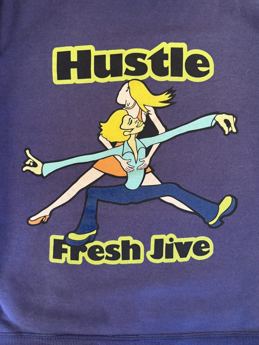 90s “Hustle” Raw Vibes Fresh Jive Flavor Hoodie