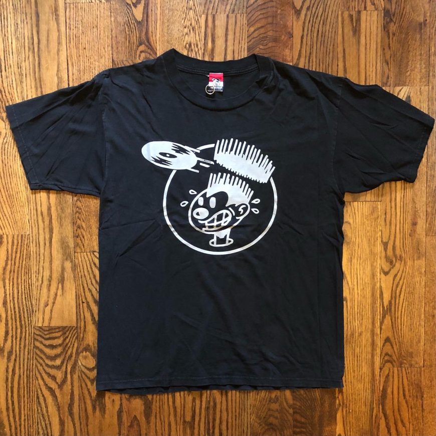 Nervous Records Classic Logo Tee Mid 90s