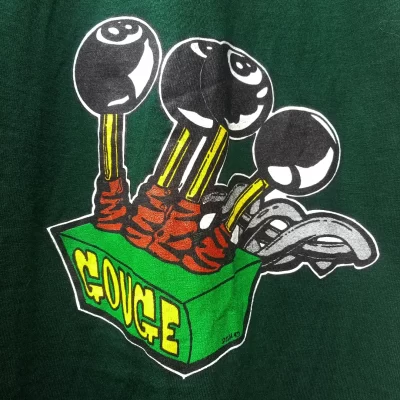 90s Gouge clothing skateboard
