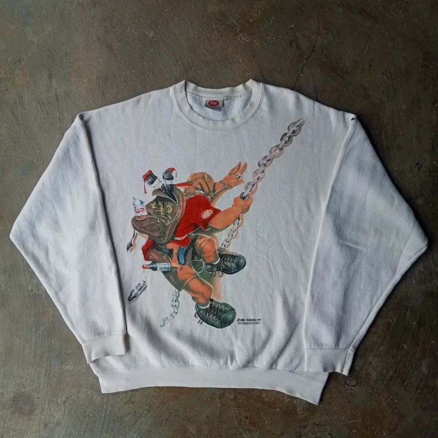 Echo Unlimited Chain Climber Crew Neck Sweatshirt 1993