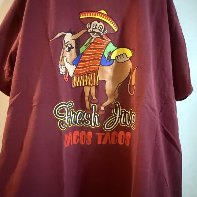 FRESH JIVE RAW VIBES PACOS TACOS TEE
