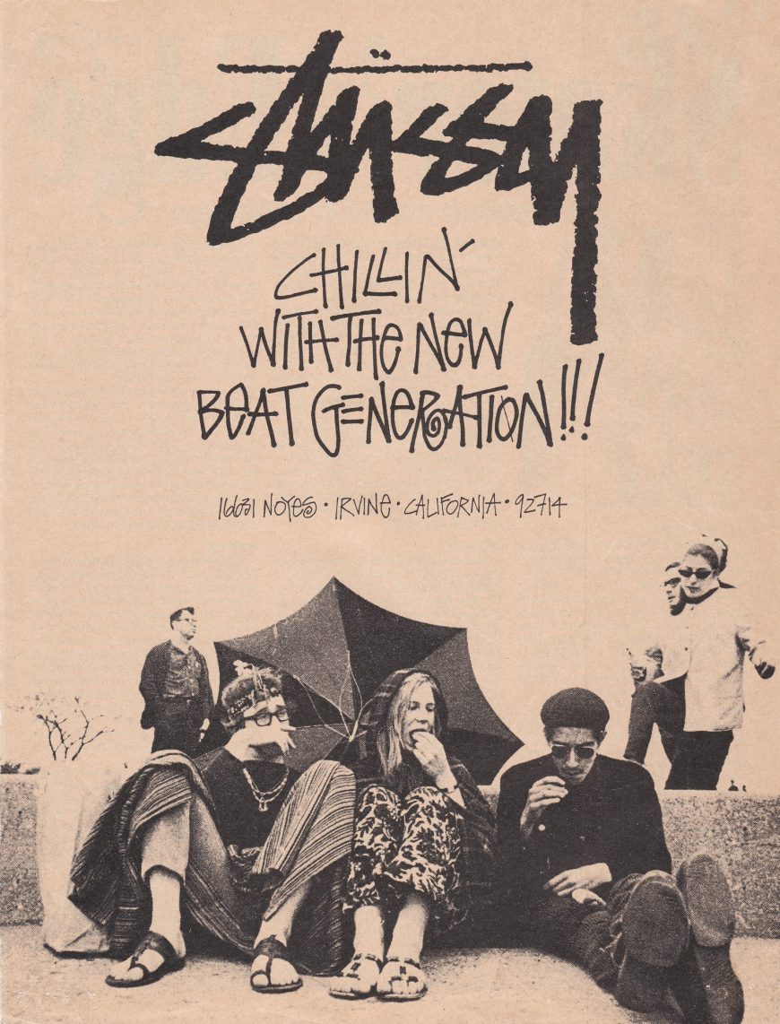Stussy Ad Chillin With The New Beat Generation, 1989