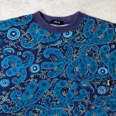 80s Tom-Tom Pattern Paisley Stussy Shirt