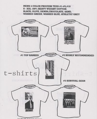 Pervert Collection 1995 Dealer Catalog