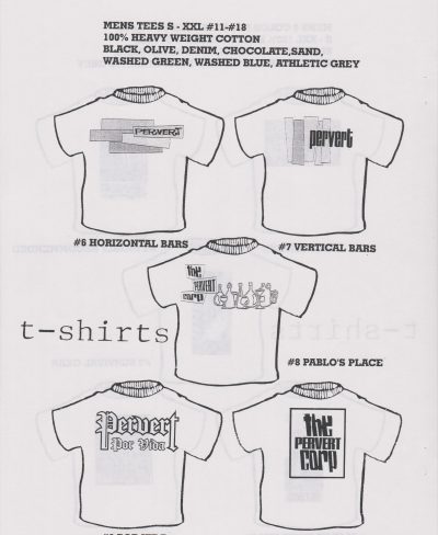 Pervert Collection 1995 Dealer Catalog