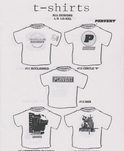 Pervert Collection 1995 Dealer Catalog