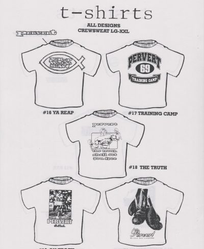 Pervert Collection 1995 Dealer Catalog