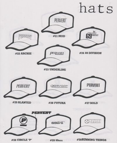 Pervert Collection 1995 Dealer Catalog