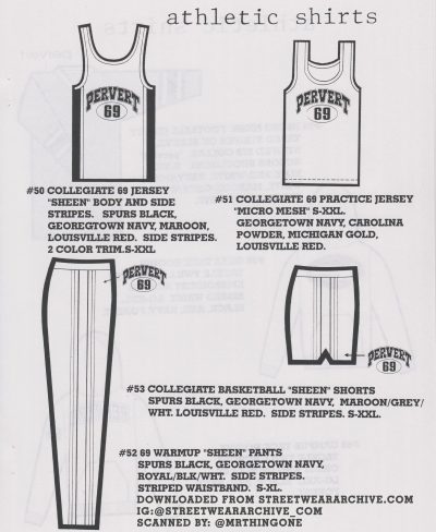 Pervert Collection 1995 Dealer Catalog