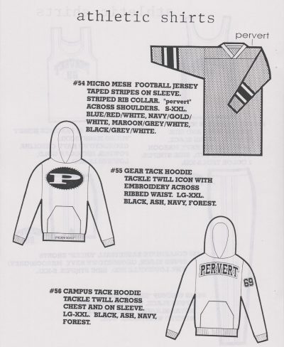 Pervert Collection 1995 Dealer Catalog