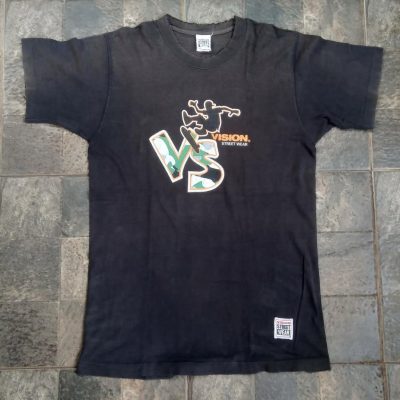 Vtg 80s Vision Street Wear Skateboarding Skate Ollie Kickflip 360 flip Camo Skateboard