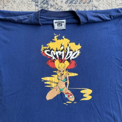90s scribe skateboard