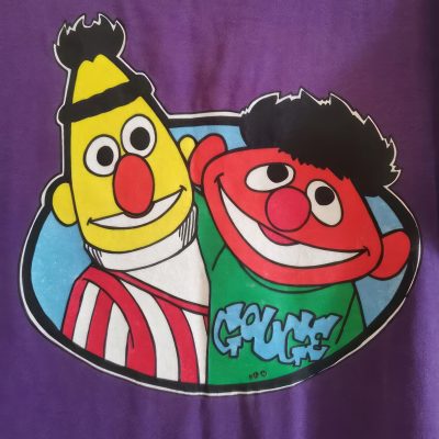 Gouge Clothing Bert & Ernie Sesame Street Puppets Tees Mid 90s